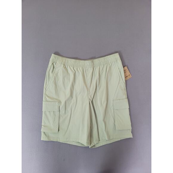 Amazon Aware Men's Relaxed-Fit Stretch Nylon Pull-On Cargo Short Small - Picture 1 of 7